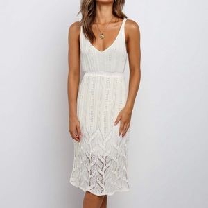 Petal and pup petrova cream dress